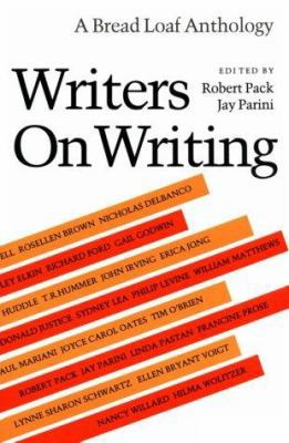 Writers on Writing 0874515599 Book Cover