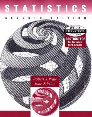 Statistics 0471451592 Book Cover