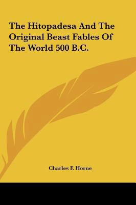 The Hitopadesa And The Original Beast Fables Of... 1161597115 Book Cover