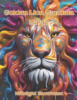 Golden Lion Mandala Magic B0CHL7DLDQ Book Cover