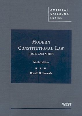 Modern Constitutional Law: Cases and Notes (Ame... 0314195661 Book Cover