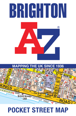 Brighton A-Z Pocket Street Map 0008657378 Book Cover