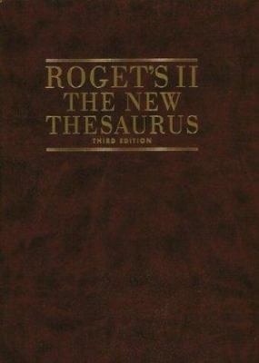 Rogets II New Thesaurus Delux 3e CL 039573679X Book Cover