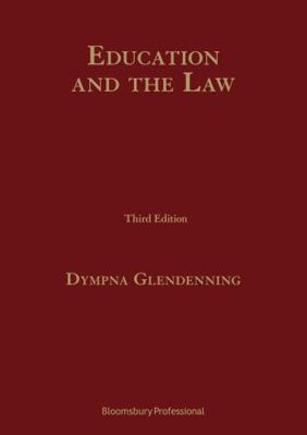 Hardcover Education and the Law : Third Edition Book