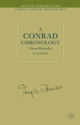 A Conrad Chronology 1137452382 Book Cover