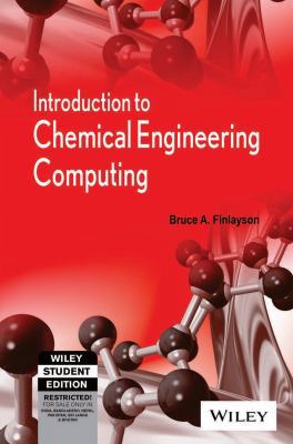 WILEY INDIA PVT LTD Introduction to Chemical En... 8126524898 Book Cover