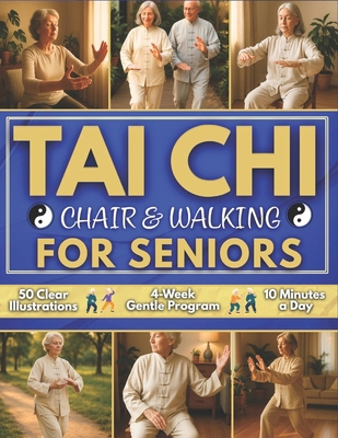 Tai Chi Chair & Walking for Seniors: Gentle 4-W... B0FZ9ZY82P Book Cover