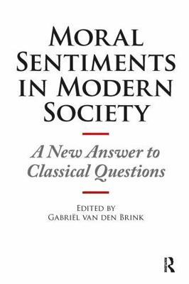 Moral Sentiments in Modern Society: A New Answe... 1041183127 Book Cover