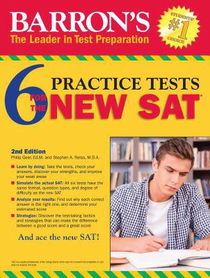 Barron's 6 Practice Tests for the NEW SAT 1438006462 Book Cover