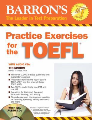Barron's Practice Exercises for the TOEFL: Test... 1438070330 Book Cover