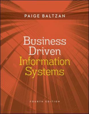 Business Driven Information Systems 0073376892 Book Cover