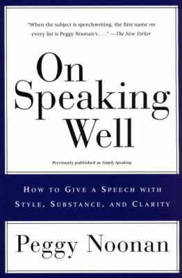 On Speaking Well B00BG7CSRY Book Cover