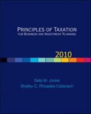 Principles of Taxation for Business and Investm... 0073379646 Book Cover