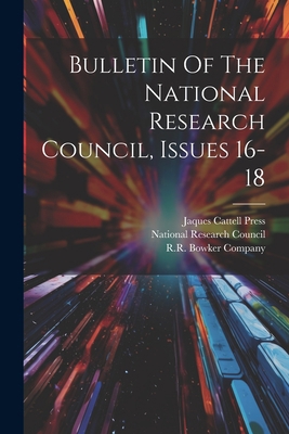 Bulletin Of The National Research Council, Issu... 1021545252 Book Cover