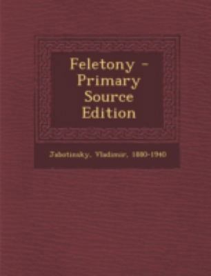 Feletony [Russian] 1293452130 Book Cover