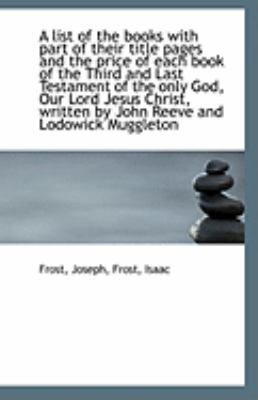A List of the Books with Part of Their Title Pa... 1113281502 Book Cover