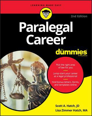 Paralegal Career for Dummies 1119564913 Book Cover