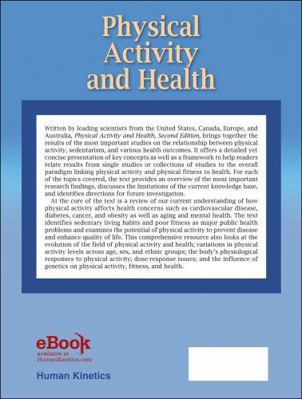 Physical Activity and Health 0736095411 Book Cover
