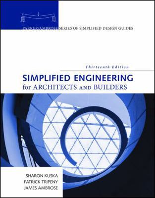 Simplified Engineering for Architects and Builders 1119523052 Book Cover
