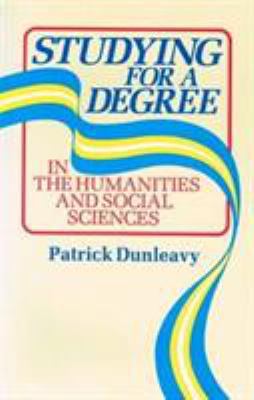 Studying for a Degree 0333517520 Book Cover