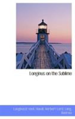 Longinus on the Sublime 111036816X Book Cover