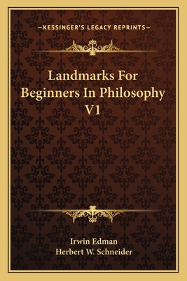 Landmarks For Beginners In Philosophy V1 1162759747 Book Cover