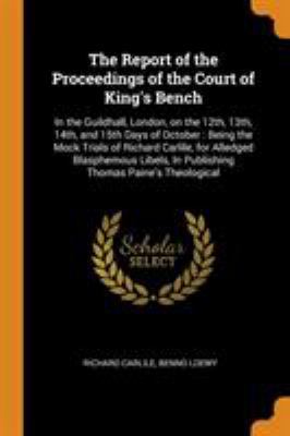 The Report of the Proceedings of the Court of K... 0344594432 Book Cover
