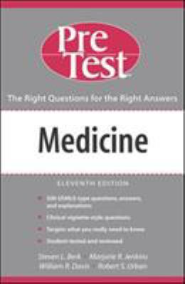 Medicine: PreTest Self-Assessment And Review, E... B007PME82C Book Cover