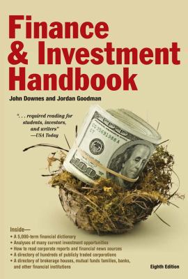 Barron's Finance & Investment Handbook 0764162691 Book Cover