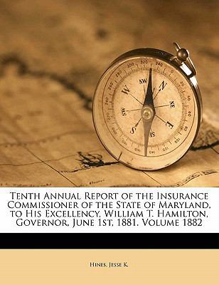 Tenth Annual Report of the Insurance Commission... 1173307621 Book Cover