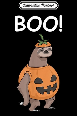 Composition Notebook: Funny Halloween Sloth Lazy Jack O' Lantern Costume  Journal/Notebook Blank Lined Ruled 6x9 100 Pages