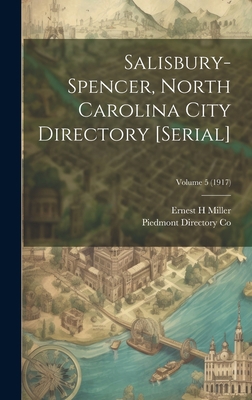 Salisbury-Spencer, North Carolina City Director... 1020486724 Book Cover