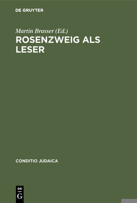 Rosenzweig ALS Leser: Kontextuelle Kommentare Z... [German] 348465144X Book Cover