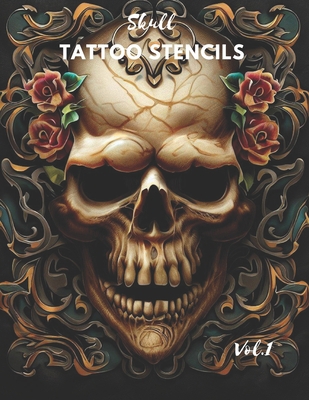 New school tattoo stencils.vol.1 skull B0C6W6TY5S Book Cover