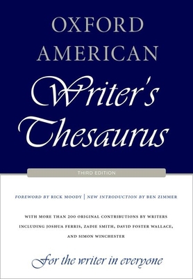 Oxford American Writer's Thesaurus 0199829926 Book Cover