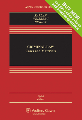 Criminal Law: Cases and Materials 145486821X Book Cover