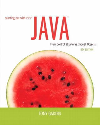 Starting Out with Java: From Control Structures... 0132989999 Book Cover