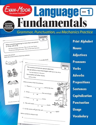 Language Fundamentals, Grade 1 Teacher Resource 1629382175 Book Cover