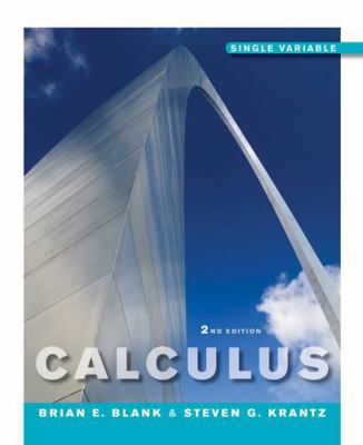 Calculus: Single Variable 0470601981 Book Cover