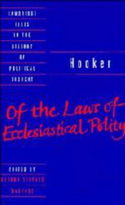 Hooker: Of the Laws of Ecclesiastical Polity 0521370116 Book Cover