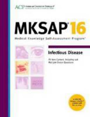 MKSAP 16 Infectious Disease [Unknown] 1938245091 Book Cover