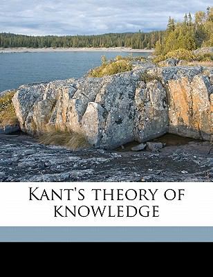 Kant's Theory of Knowledge 1176746782 Book Cover