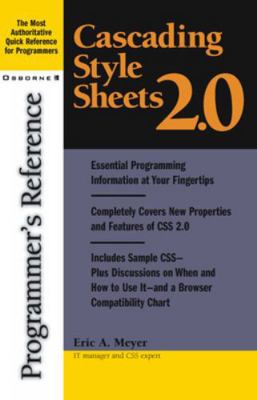 Cascading Style Sheets 2.0: Programmer's Reference 0072131780 Book Cover
