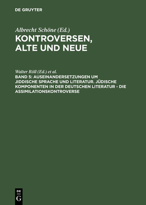 Auseinandersetzungen Um Jiddische Sprache Und L... [German] 3484105291 Book Cover