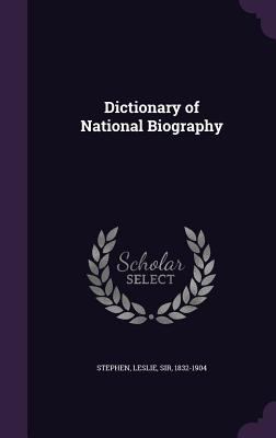 Dictionary of National Biography 1354285409 Book Cover