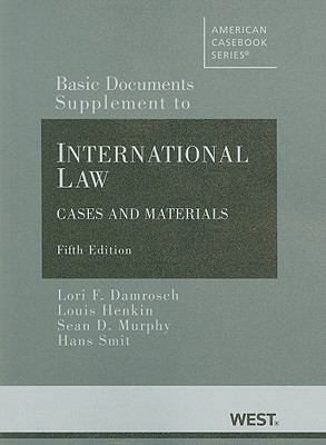 International Law, Basic Documents Supplement, ... 0314191291 Book Cover