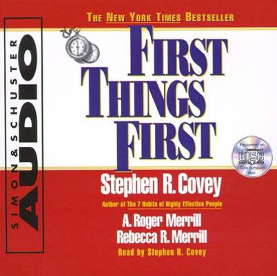 First Things First B0075LR9G0 Book Cover