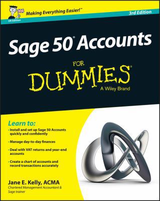 Sage 50 Accounts For Dummies 1119052300 Book Cover