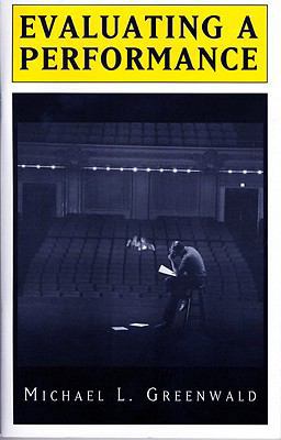 Evaluating a Performance 0321095413 Book Cover