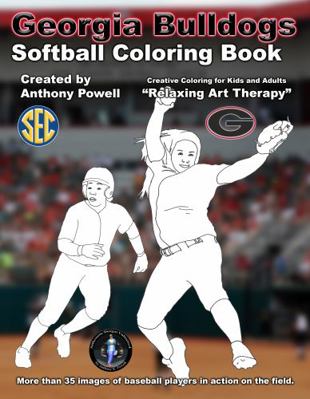 Paperback Georgia Bulldogs Softball Coloring Book